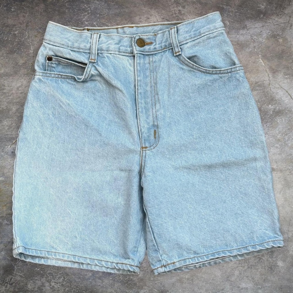 Vintage Hunt Club Jean Shorts Women's Size Petite 8 Light Wash Jorts 90s VTG
